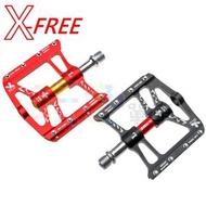 【X-FREE 1060 鋁合金 踏板】輕量化 CNC 四培林踏板 大踏面 4培林 4 BEARING 玩色單車