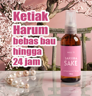 SAKURA SAKE Naturals Deodorant Spray Tawas 100 gram BPOM