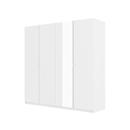 INDEX LIVING MALL ตู้เสื้อผ้า 4 บาน รุ่นวากัส - สีขาว
