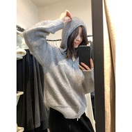Hers| ️ 10540 Exquisite Furry Zipper Hooded Chanel Style Sweater Jacket