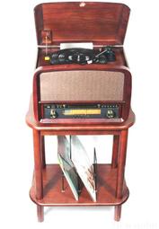 HENAUDIO復古收音機CD機4喇叭黑膠唱機留聲機 電唱機(可加購唱機架跟藍芽盒) 可加購唱機架($3000) 藍芽盒