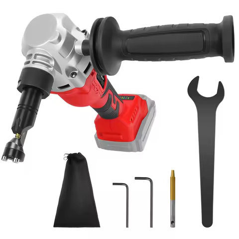 Cordless Metal Nibbler 30000RPM Brushless Electric Sheet Metal Cutter 3 Speed Steel Aluminum Cutting