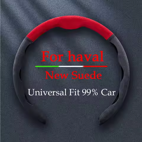 Car Steering Wheel Cover 15inch Ultra-thin leather Cover Breathable For Haval Hover H1 H4 H6 H7 H9 F