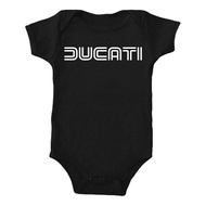 DUCATI MOTORBIKE CASUAL SPORT FASHION BABY WHITE ROMPER 06 Baby Soft Romper Baby Gift