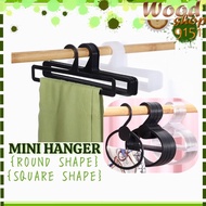 (1 PC) MINI HANGER TUDUNG BAWAL 13CM/14CM/17CM/22CM/25.5CM SHAWL Round Square Belt Scarf Tie Plastic