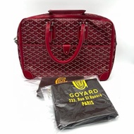 「JL精品代購」 Goyard聖誕紅手提保齡球公文包