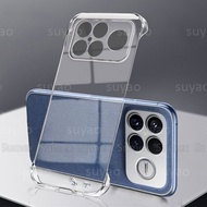 For Xiaomi POCOF8 Pro Poco F8 Ultra 5G Sideless Phone Case Clear Thin Hard PC Frameless Transparent 