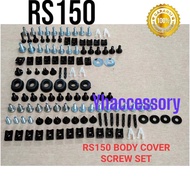 FULL SET HONDA RS150 RS 150 RS150R COVER SET SCREW BODY COVER SCREW SET SKRU