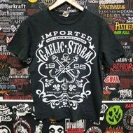 Second-Hand T-Shirt Foreign Gaelic Storm Band Shirt Size M.chest 20/Length 26
