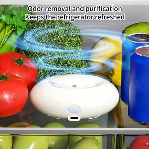 Rechargeable Fridge Deodorizer Air Purifier Odor Eliminator for Refrigerator Freezer Kitchen Smell E