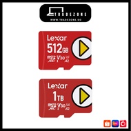 Lexar PLAY 512GB / 1TB microSD card UHS-I-Card, Up To 160MB/s Read, Class 3 Micro SD Card