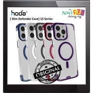 【for iPhone 15 Pro | Max 】hoda® Slim Defender Case Light Weight Design with Magnet MagCharge Compati