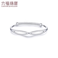 Liufu Jewelry Silververse Silver Jewelry Room Hollow Mouth Ag925 Silver Bracelet Female Price001243A