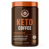 🇺🇸 RAPIDFIRE Keto Coffee 生酮咖啡三合一 速溶防彈咖啡 225g (7.93 Ounce) 含MCT油 15 servings 15 次份量 (榛子味)