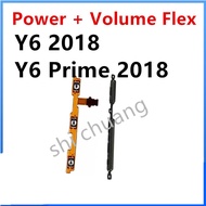 For huawei Y6 2018 / Y6 Prime 2018 Power button flex on / off Switch Button Side Key Volume Up Down Flex Cable