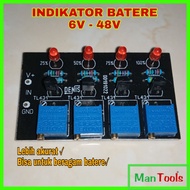 2S - 13S 6V - 48V Battery Level Indicator