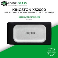 KINGSTON SSD PORTABLE/EXTERNAL USB 3.2 GEN 2 XS2000 ( 500GB / 1TB / 2TB / 4TB )