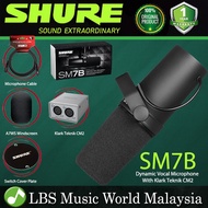 Shure SM7B Cardioid Dynamic Vocal Microphone with XRL Output and Mic Cable