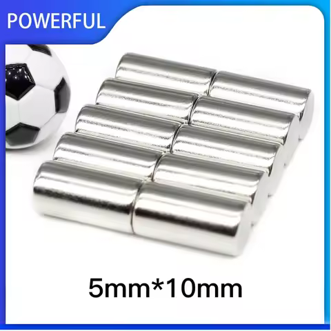 5x10mm Round Magnets 5x10mm Strong Powerful Magnetic for Fridge,DIY,Building,Scientific,Craft,Educat