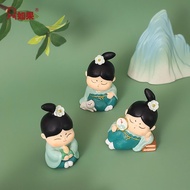 Song Xiaoqing Antique Ladies Small Ornaments Creative Home Decorations Office Desktop Gifts bd 26.08