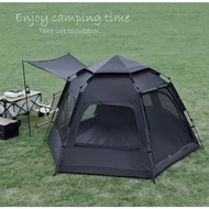 Camping Tent with Camping Tarp, 5-8 Person Family Tent, Full Shade Fabric Waterproof, Sunproof, Easy