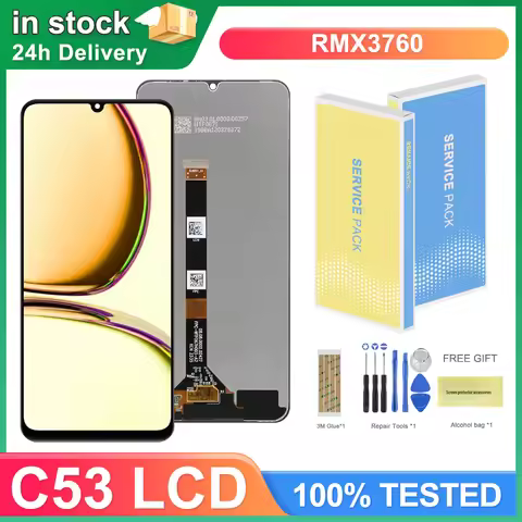 6.74" Realme C53 Display Screen Assembly for OPPO Realme C53 RMX3760 Lcd Display Digital Touch Scree