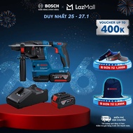 Máy khoan và đục Bosch GBH 185-LI + Bộ Sạc GAL 18V-40 và 1 Pin GBA 4.0Ah