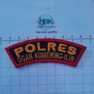 Polres OGAN COMERING ILIR EMBROIDERED EMBROIDERY