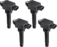 Set of 4 Ignition Coil UF656 Compatible with Mazda 3 Sport Mazda 3 6 CX-3 CX-5 CX-9 MX-5 Miata 2.0L 