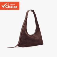 (lovito Refine) Elegant Minimalist Small Shoulder Bag LR22E052  Beg Bahu Kecil Minimalis yang Elegan