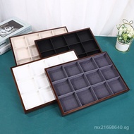 Jewelry Necklace Bracelet Tray Ring Walnut Wood Display Tray Color Jewelry Tray Watch Tray Viewing T