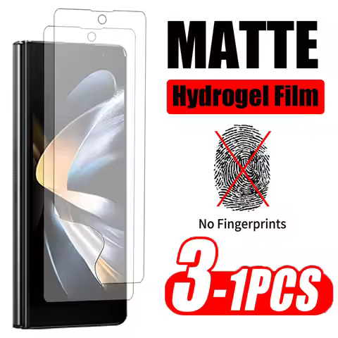 1-3Pcs For Samsung Galaxy Z Fold5 6 5G Outside Matte Hydrogel Film Samsung Galaxy Z Flip4 3 5G Frost