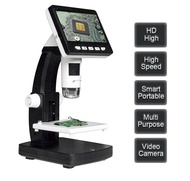 พร้อมส่ง กล้องจุลทรรศน์ 4.3 LCD ดิจิตอล 306 Desktop Microscope 1080P 1000x แว่นขยายกล้อง