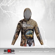 Custom Fullprint Fish Shooter Jersey Long Sleeve Latest Motif Sportswear
