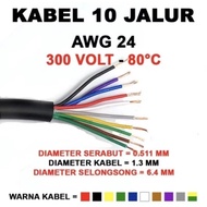 Cable contains 10 lines awg24