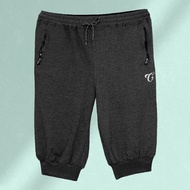 CHALLENGER Shorts CH6043 Men's Plus Size 3/4 Short Pant With Grip