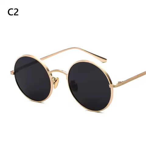 Metal Frame Eyewear Circle Glasses Vintage Sunglasses Round Sunglasses Circle Glasses Steampunk Sung