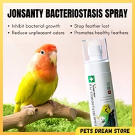 Jonsanty bird bath spray anti bacteria bird cage disinfectant 100ml anti lice mite spray deodorizer 
