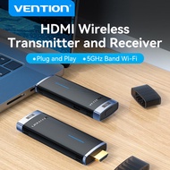 Vention Wireless HDMI Transmitter and Receiver Kit 40M 5GHz 1080p 60Hz Output for Nintendo Switch HD