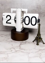 （需預訂）黑白風格廿四小時制翻頁時鐘