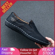 2022 R Style Men's Leather Shoes Classic Black Formal Leather Shoes for Men Original Cow Leather Design Plus Size Shoes for Business Size 38-48