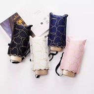 Ultra Light Portable Small Foldable Sun Umbrella Small Fresh Sun Umbrella Vinyl Sunscreen Sun Umbrel