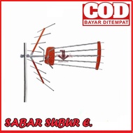 ANTENA LUAR PF 5000/ANTENA PF GOCENG Mandra + Kabel Antena 18 Meter