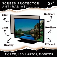 LAYAR 27" Laptop Protector New 27 inch lcd screen radiation glasses for tv monitors
