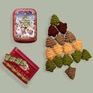 Miss柒 曲奇餅乾 C款 聖誕手提鐵盒 比香港小熊餅乾還唰嘴