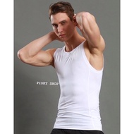 [REAL PHOTO] BRA - GMARK GUNZE MEN'S T-SHIRT 100% COTTON Sleeveless NO JAPANESE HAND