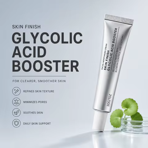 Glycolic Acid Booster Cream Refining Texture Shrink Facial Pore Boosts Skin Radiance Exfoliating Lig
