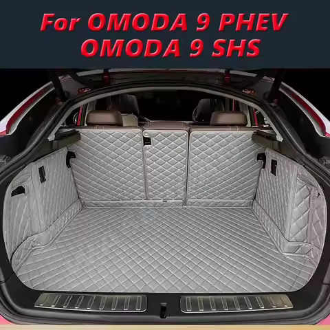 For OMODA 9 PHEV OMODA 9 SHS OMODA C9 PHEV 2025+ Car Trunk Mat High Quality Leather Auto Interior Ac