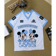 เสื้อยืด คอวี มิ้ก & มินนี่ มีไซส์ Women Clothing Tshirt ผู้หญิง