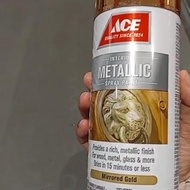 CAT SEMPROT MIRRORED GOLD/ ACE INTERIOR GOLD METALLIC SPRAY PAINT- KASIH MURAH1